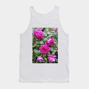 Pink Vintage Rose Tank Top